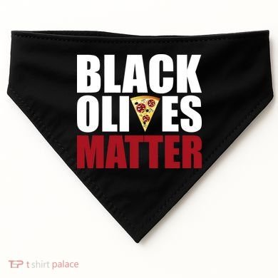 Black Olives Matter USA-Made Doggie Bandana