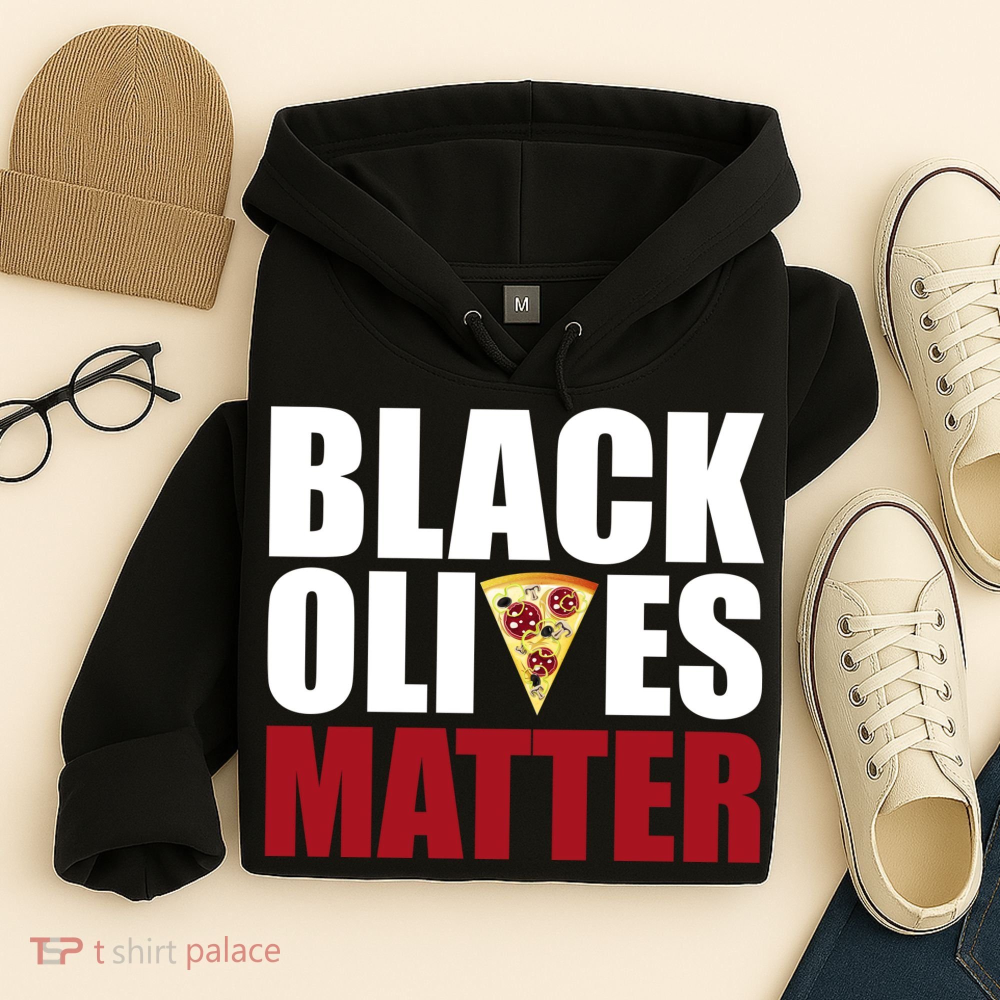 Black Olives Matter Hoodie