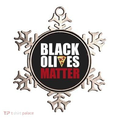 Black Olives Matter Ornament