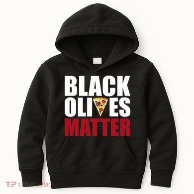Black Olives Matter Kids Hoodie