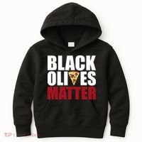 Black Olives Matter Kids Hoodie thumb 0