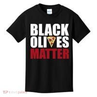 Black Olives Matter Kids T-Shirt thumb 0