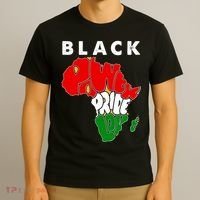 Black Power Pride Love Black History Month T-Shirt thumb 3