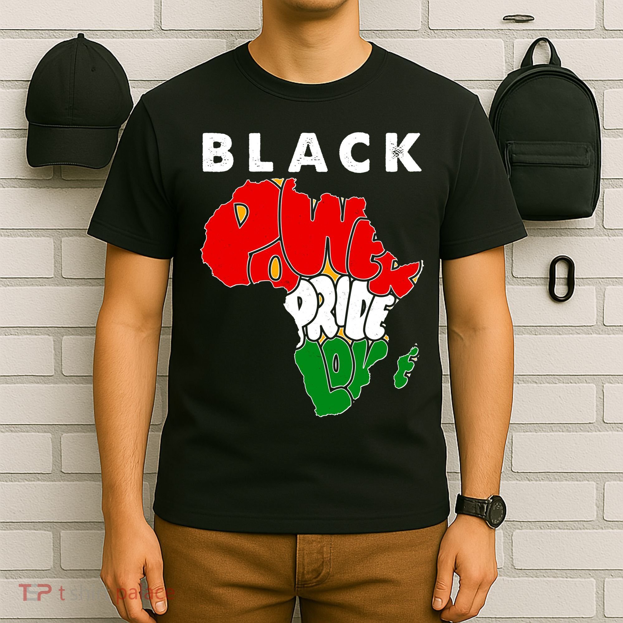 Black Power Pride Love Black History Month T-Shirt