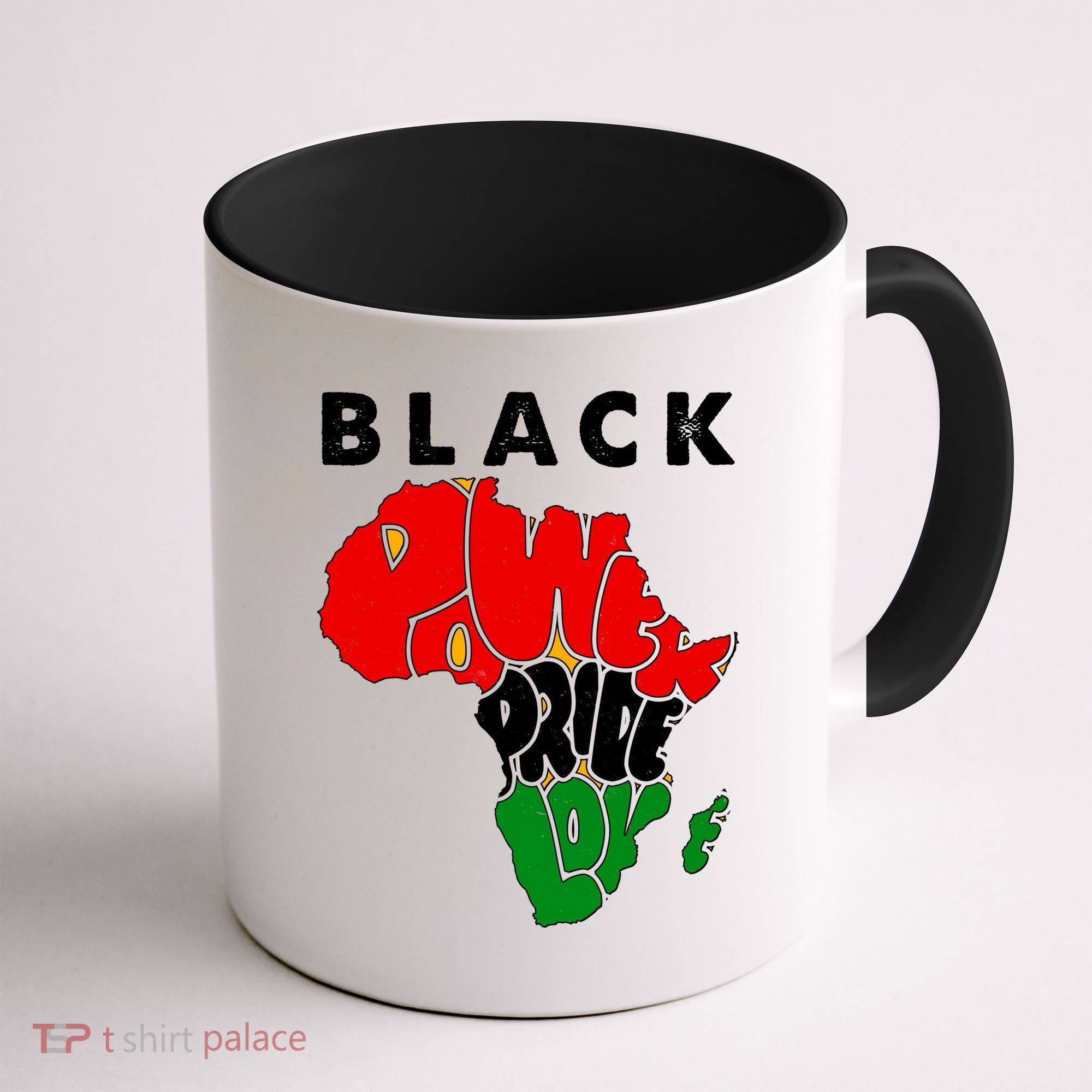 Black Power Pride Love Black History Month Coffee Mug
