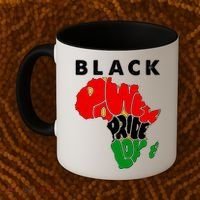 Black Power Pride Love Black History Month Coffee Mug thumb 2