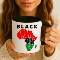 Black Power Pride Love Black History Month Coffee Mug thumb 3