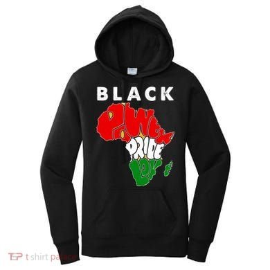 Black Power Pride Love Black History Month Women's Hoodie