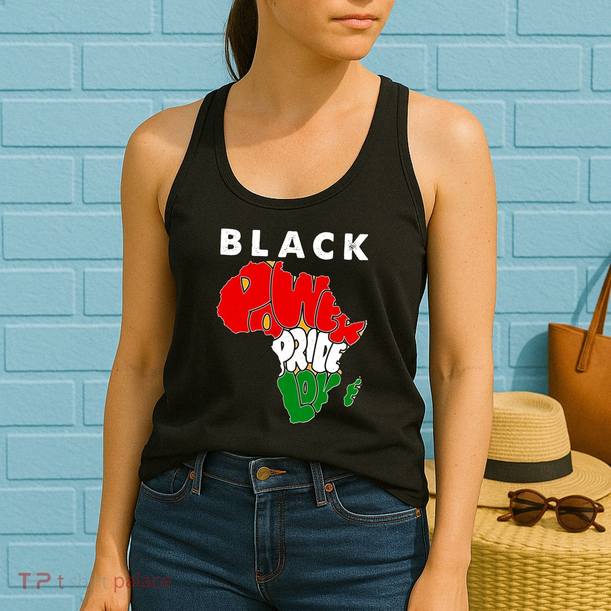 Black Power Pride Love Black History Month Women's Tank Top