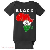 Black Power Pride Love Black History Month Baby Bodysuit thumb 0