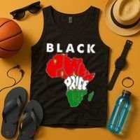 Black Power Pride Love Black History Month Tank Top thumb 4