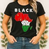 Black Power Pride Love Black History Month Women's T-Shirt thumb 2