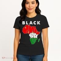 Black Power Pride Love Black History Month Women's T-Shirt thumb 4
