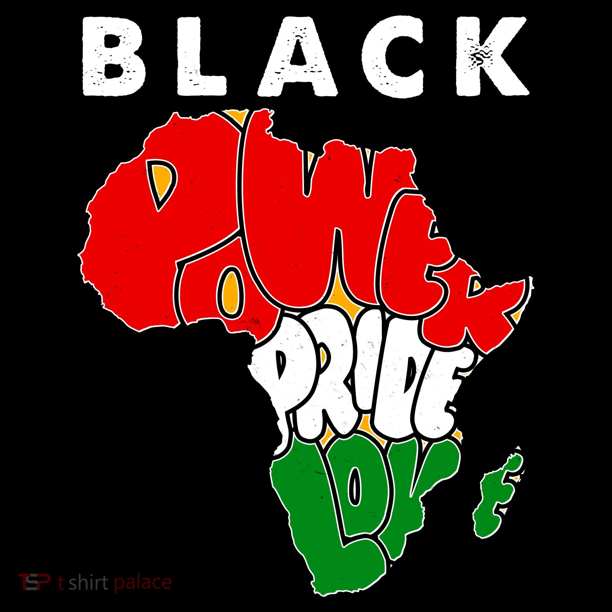 Black Power Pride Love Black History Month Women's T-Shirt