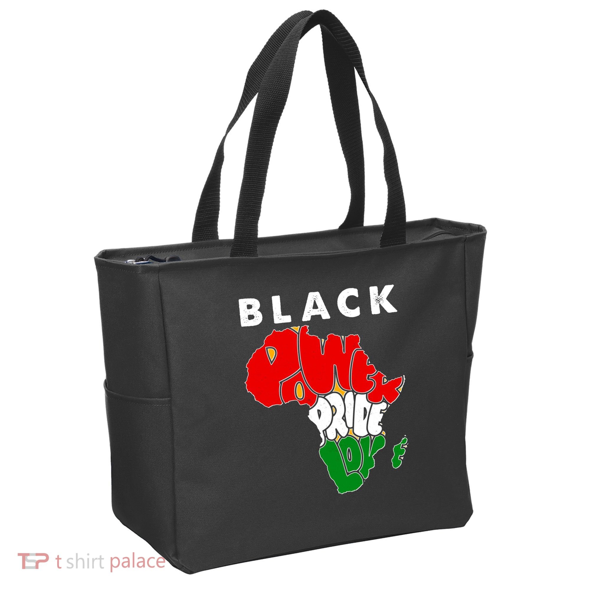 Black Power Pride Love Black History Month Tote Bag