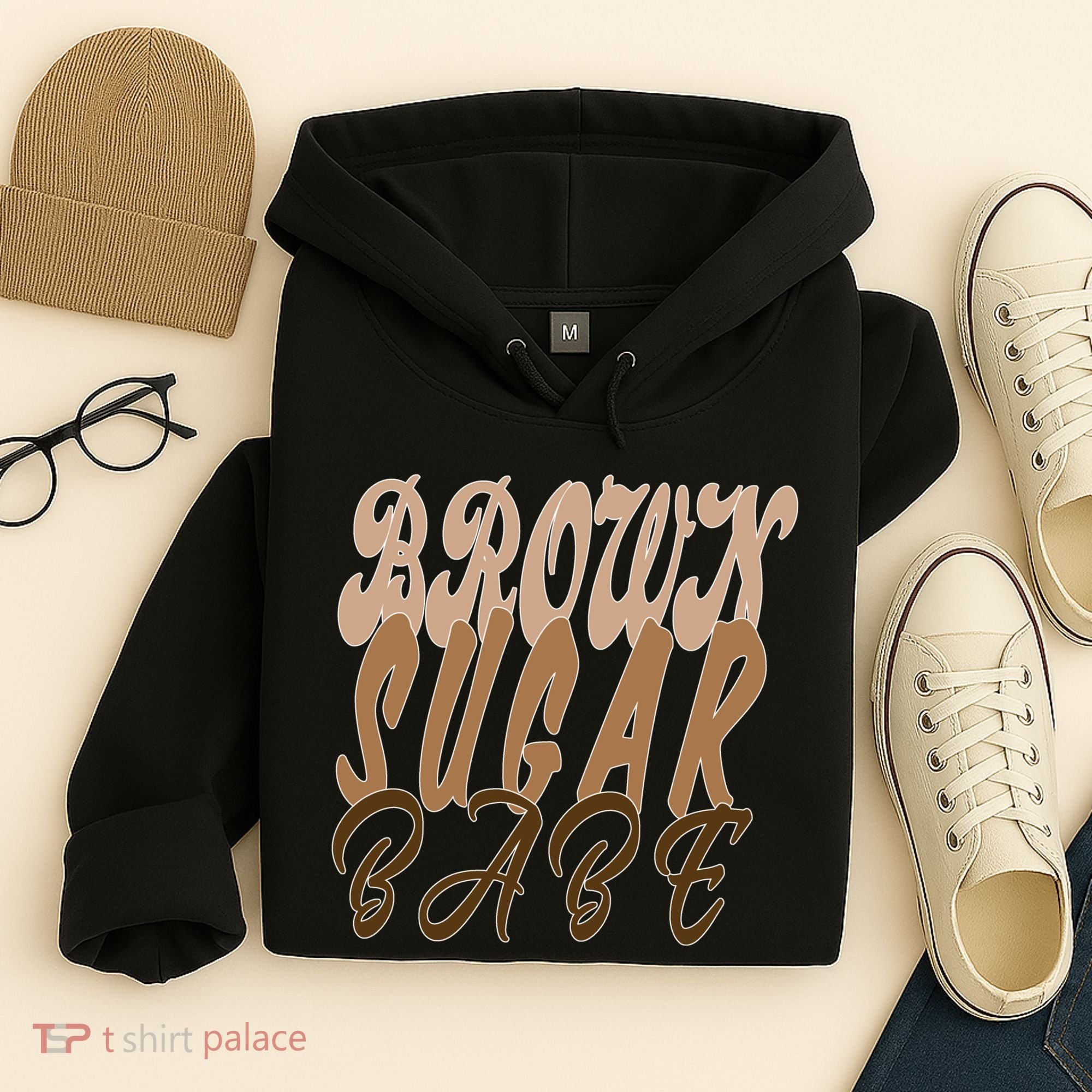 Black Pride Brown Sugar Babe Melanin Hoodie