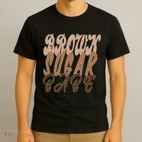Black Pride Brown Sugar Babe Melanin T-Shirt thumb 3