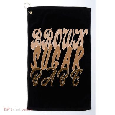 Black Pride Brown Sugar Babe Melanin Golf Towel