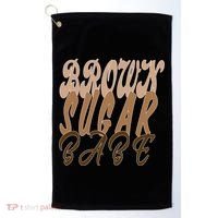 Black Pride Brown Sugar Babe Melanin Golf Towel thumb 0