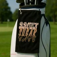 Black Pride Brown Sugar Babe Melanin Golf Towel thumb 2