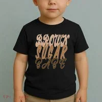 Black Pride Brown Sugar Babe Melanin Toddler T-Shirt thumb 2