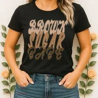 Black Pride Brown Sugar Babe Melanin Women's T-Shirt thumb 2