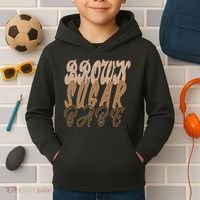 Black Pride Brown Sugar Babe Melanin Kids Hoodie thumb 2