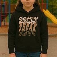 Black Pride Brown Sugar Babe Melanin Kids Hoodie thumb 3