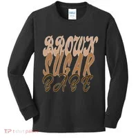 Black Pride Brown Sugar Babe Melanin Kids Long Sleeve Shirt thumb 0