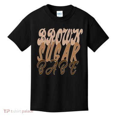 Black Pride Brown Sugar Babe Melanin Kids T-Shirt
