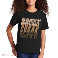 Black Pride Brown Sugar Babe Melanin Kids T-Shirt thumb 2