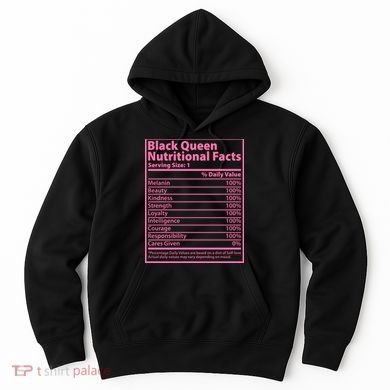 Black Queen Nutritional Facts Hoodie