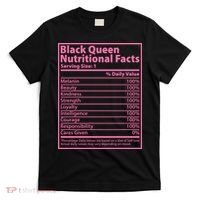 Black Queen Nutritional Facts T-Shirt thumb 0