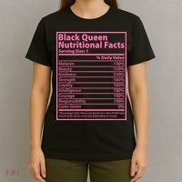 Black Queen Nutritional Facts T-Shirt thumb 4