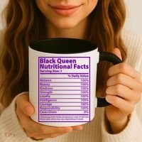 Black Queen Nutritional Facts Coffee Mug thumb 3