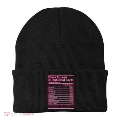 Black Queen Nutritional Facts Beanie
