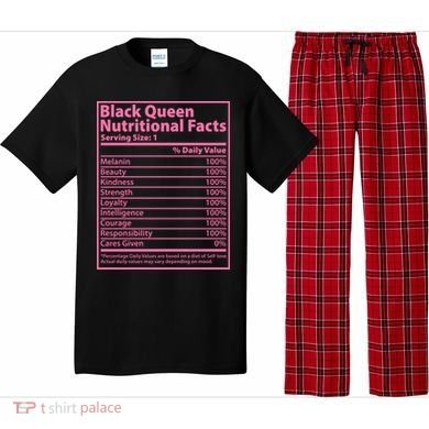 Black Queen Nutritional Facts Pajama Set