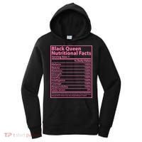 Black Queen Nutritional Facts Women's Hoodie thumb 0