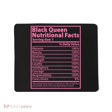 Black Queen Nutritional Facts Mousepad