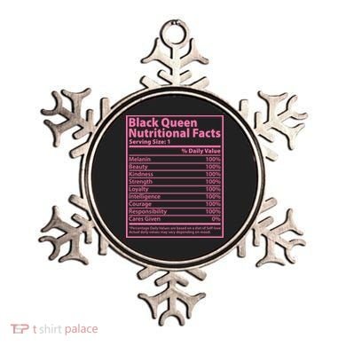 Black Queen Nutritional Facts Ornament