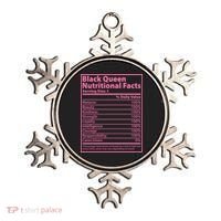 Black Queen Nutritional Facts Ornament thumb 0
