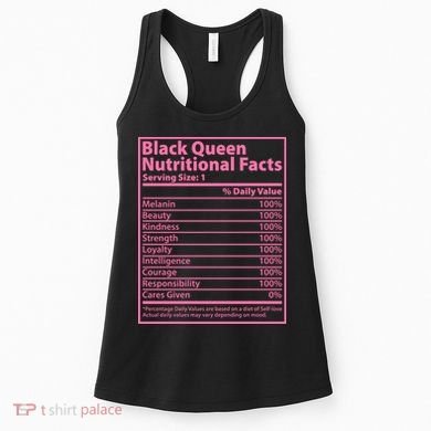 Black Queen Nutritional Facts Women's Tank Top
