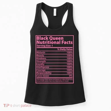 Black Queen Nutritional Facts Women's Tank Top