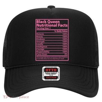 Black Queen Nutritional Facts Hat