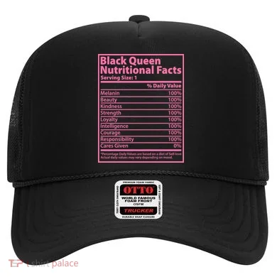 Black Queen Nutritional Facts Hat