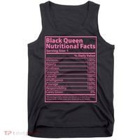 Black Queen Nutritional Facts Tank Top thumb 0