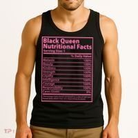 Black Queen Nutritional Facts Tank Top thumb 3