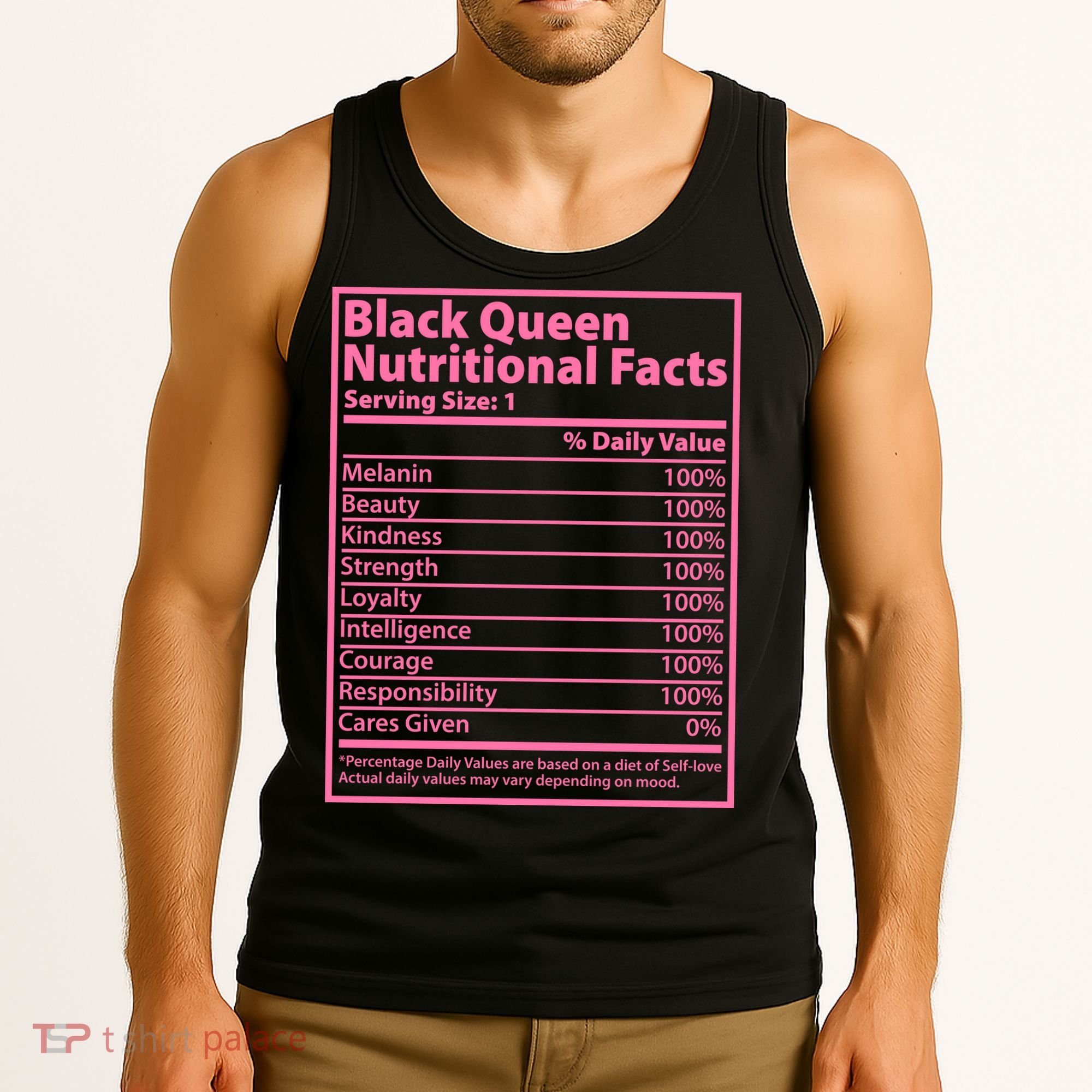 Black Queen Nutritional Facts Tank Top