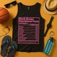 Black Queen Nutritional Facts Tank Top thumb 4
