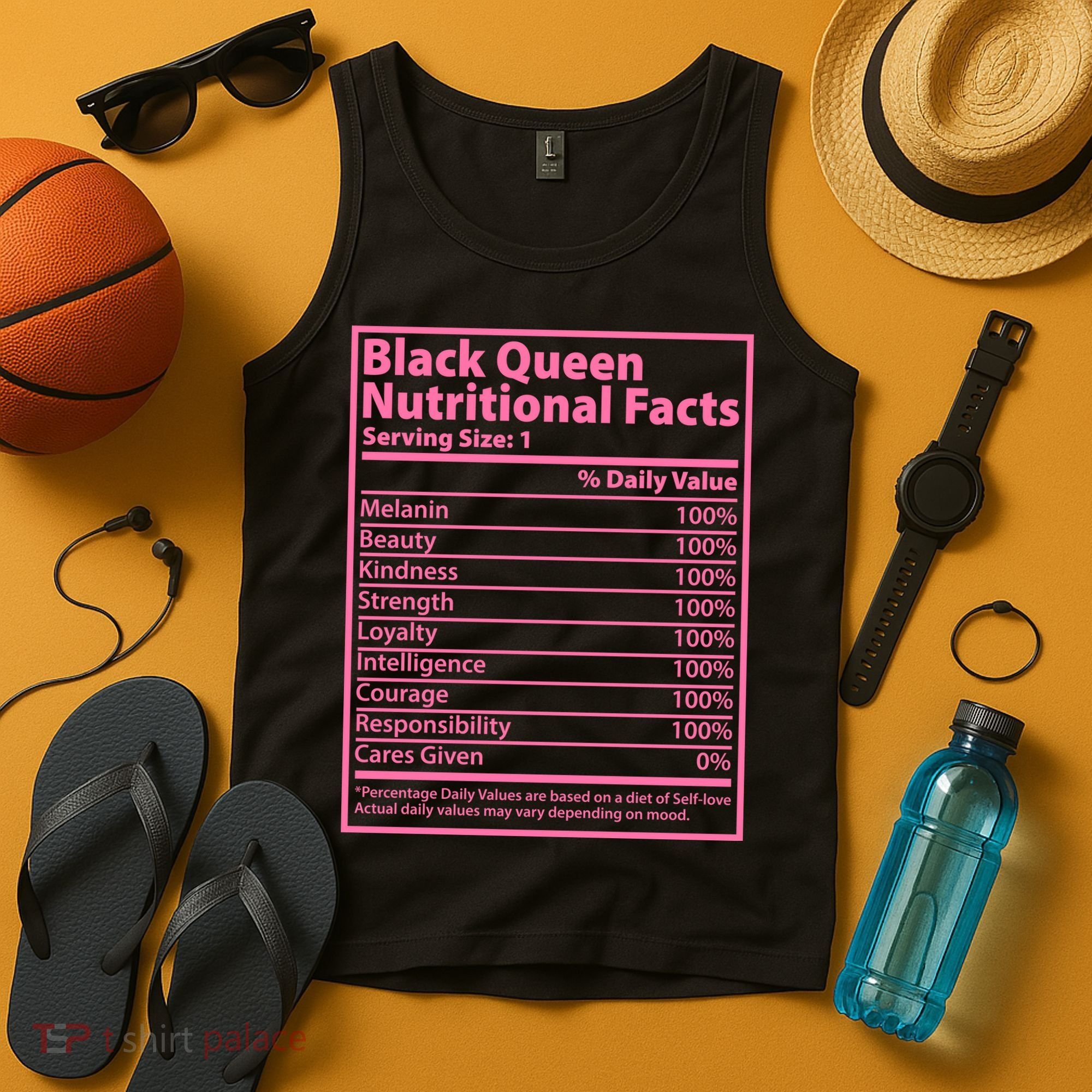 Black Queen Nutritional Facts Tank Top
